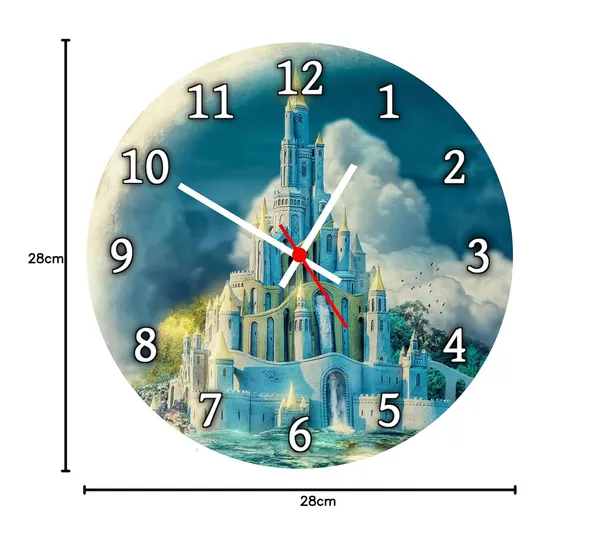 Multicolour_Beauty_Land_Round_Mdf_Wooden_Wall_Clock_Without_Glass_(28_Cm_X_28_Cm_X_1.5_Cm)