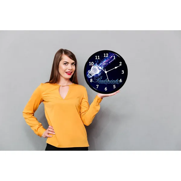Multicolour_Badminton_2_Abs_Plastic_Wall_Clock_With_Glass_In_Front