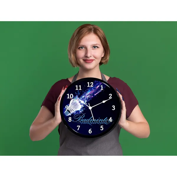 Multicolour_Badminton_2_Abs_Plastic_Wall_Clock_With_Glass_In_Front