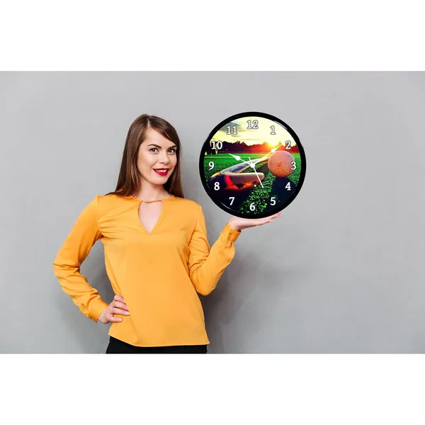 Multicolour_Hockey_Player_Abs_Plastic_Wall_Clock_With_Glass_In_Front_28_X_28_X_6_Cm