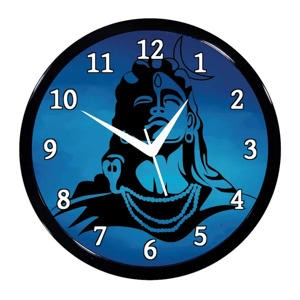 Multicolour_Shiv_Ji_Abs_Plastic_Wall_Clock_With_Glass_In_Front._28_X_28_X_Cm
