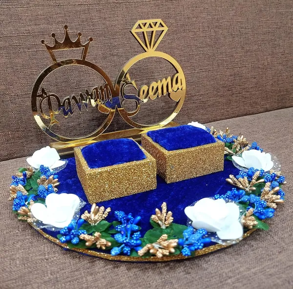 Blue_The_Bride_Groom_Engagement_Ring_Platter_Blue_Color_Stylish,_Acrylic_Name,_Decorative_Tray_10_Inch_Stylish