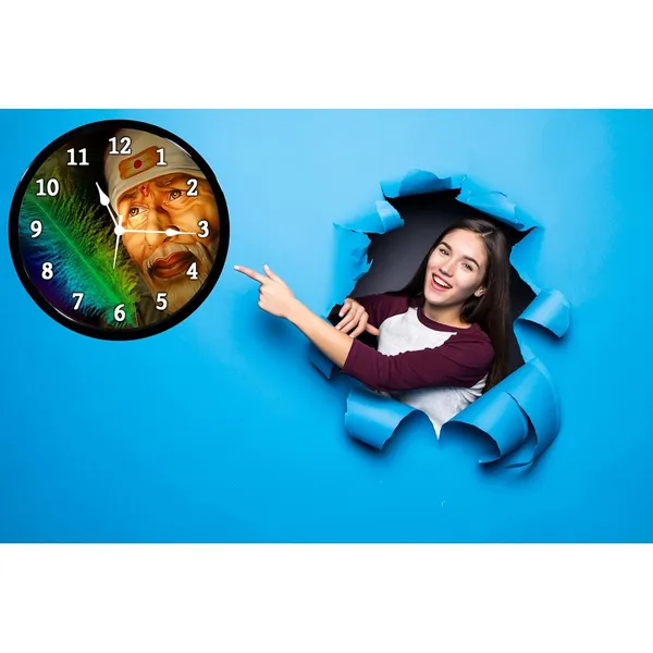 Multicolour_Sai_Baba_Ji_Abs_Plastic_Wall_Clock_With_Glass_In_Front_28_X_28_X_6_Cm..._Modern_Clock_Large_..