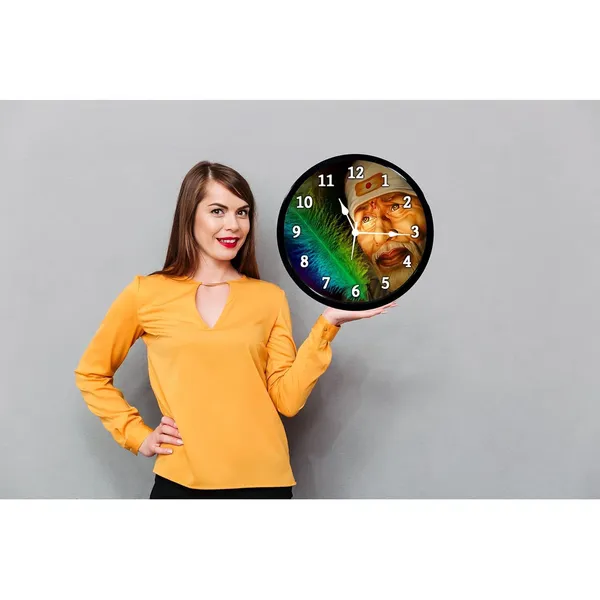 Multicolour_Sai_Baba_Ji_Abs_Plastic_Wall_Clock_With_Glass_In_Front_28_X_28_X_6_Cm..._Modern_Clock_Large_..