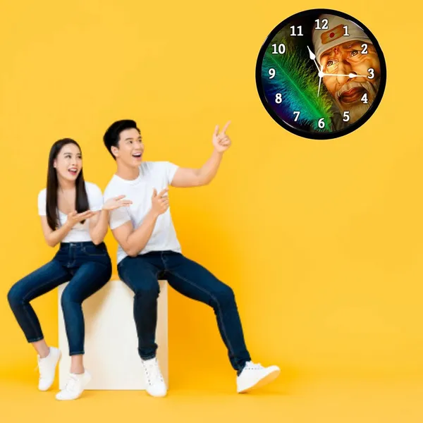 Multicolour_Sai_Baba_Ji_Abs_Plastic_Wall_Clock_With_Glass_In_Front_28_X_28_X_6_Cm..._Modern_Clock_Large_..