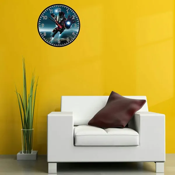 Multicolour_Iron_Man_Round_Mdf_Wooden_Wall_Clock_Without_Glass_(28_Cm_X_28_Cm_X_1.5_Cm)._Modern_Look_Clock..