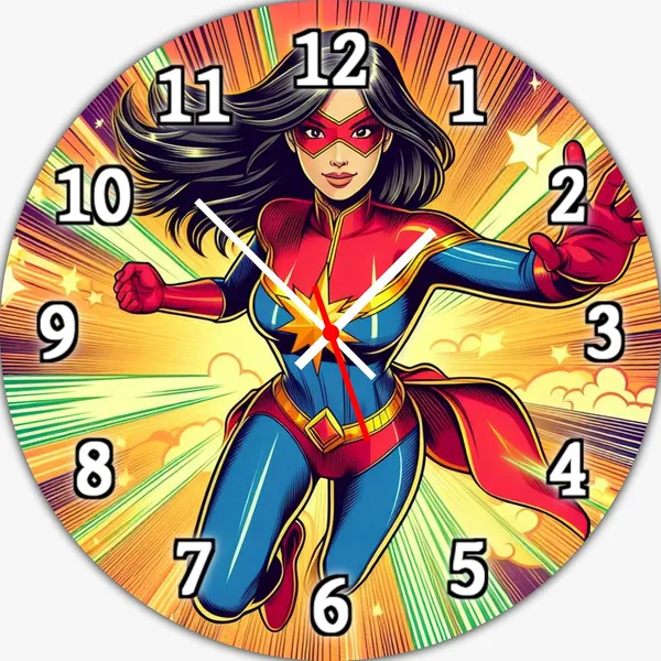Multicolour_Marvel_Mdf_Wooden_Wall_Clock_Without_Glass_(25.4_Cm_X_25.4_Cm_X_1.5_Cm)_Modern_Look_Clock_Dc_Quality