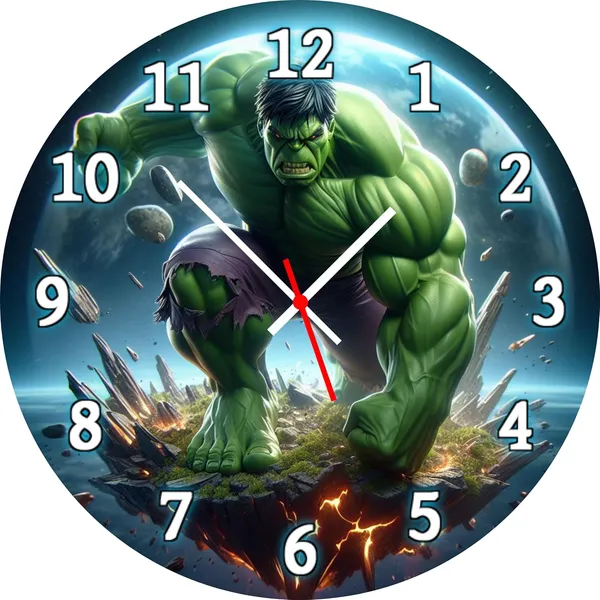 Multicolour_Great_Hulk_Mdf_Wooden_Wall_Clock_Without_Glass_(25.4_Cm_X_25.4_Cm_X_1.5_Cm)_Modern_Look_Clock_Dc_Quality