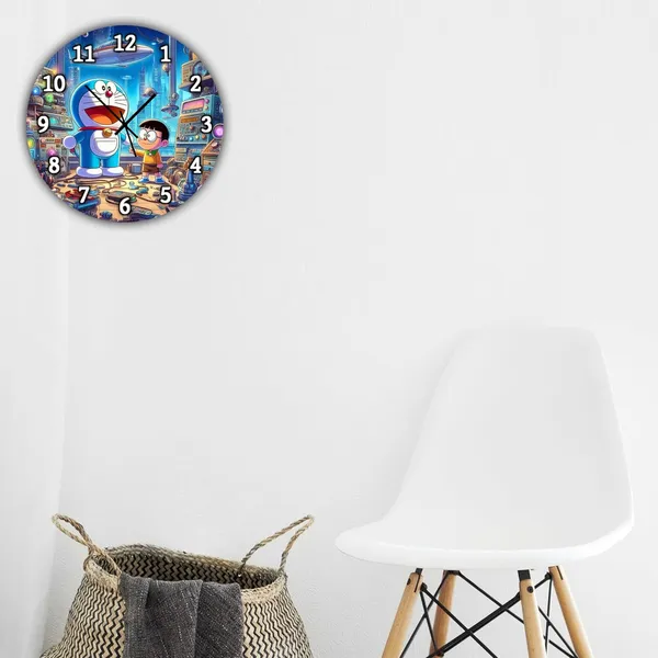 Multicolour_Mdf_Wooden_Wall_Clock_Without_Glass_(25.4_Cm_X_25.4_Cm_X_1.5_Cm)_Modern_Look_Clock_Dc_Quality