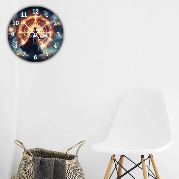 Multicolour_Doctor_Stanger_Mdf_Wooden_Wall_Clock_Without_Glass_(25.4_Cm_X_25.4_Cm_X_1.5_Cm)_Modern_Look_Clock_Dc_Quality