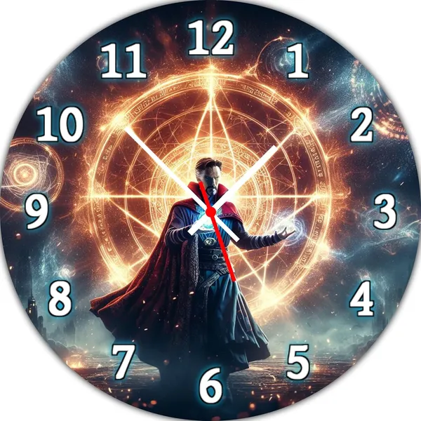 Multicolour_Doctor_Stanger_Mdf_Wooden_Wall_Clock_Without_Glass_(25.4_Cm_X_25.4_Cm_X_1.5_Cm)_Modern_Look_Clock_Dc_Quality