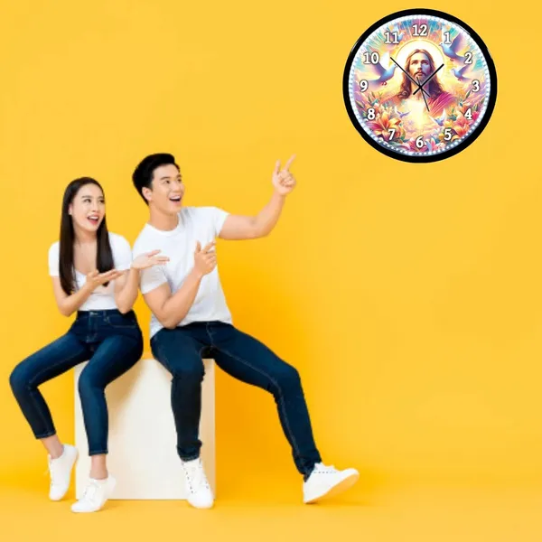 White_Jesus_New_Led_Light_Abs_Plastic_Wall_Clock_With_Glass_In_Front
