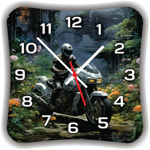 Multicolour_Mdf_Wooden_Wall._Clock_Without_Glass_Modern_Look_Clock_Lm_Quality_(11_Inch)