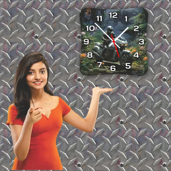 Multicolour_Mdf_Wooden_Wall._Clock_Without_Glass_Modern_Look_Clock_Lm_Quality_(11_Inch)