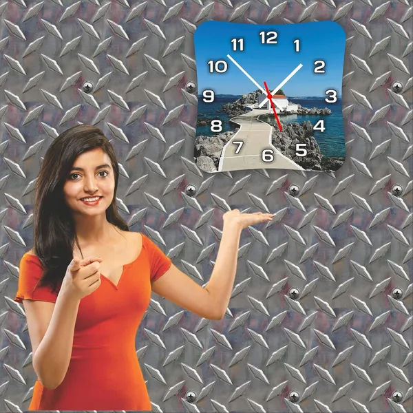 Multicolour_Mdf_Wooden_Wall._Clock_Without_Glass_Modern_Look_Clock_Lm_Quality_(Lm03,_11_Inch)
