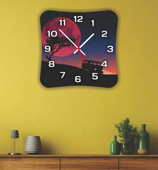 Multicolour_Mdf_Wooden_Wall._Clock_Without_Glass_Modern_Look_Clock_Lm_Quality_(10_Inch)