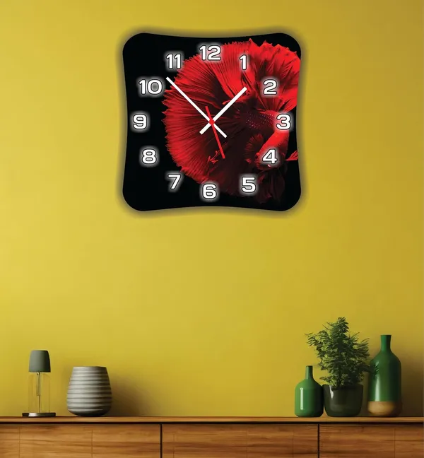Multicolour_Mdf_Wooden_Wall._Clock_Without_Glass_Modern_Look_Clock_Lm_Quality01_(10_Inch)
