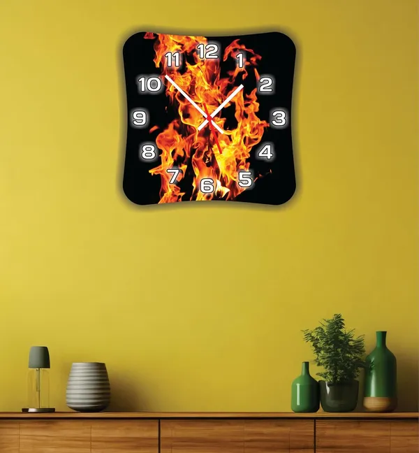 Multicolour_Mdf_Wooden_Wall._Clock_Without_Glass_Modern_Look_Clock_Lm_Quality01_(Lm01,_10_Inch)