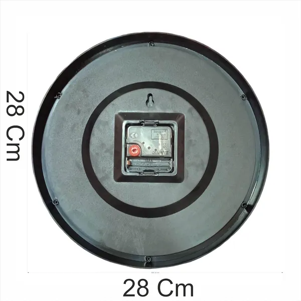 Multicolour_Round_Wall_Clock_28_X_28_X_6_Cm,_Abs_Plastic_Frame_With_Glass_Front_Modern_Decorative_Clock_For_Home,_Office,_Living_Room_(Khatu_Shyam)