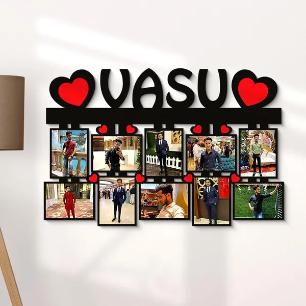 Black_10_Photos_Customized_Frame_With_Name_Gift_|_Personalized_Photo_Frames_Collage_|_Wooden_Personalized_Gift_|_Customized_Frames_For_Wall_Decor_|_(Size_12X18_In/Wooden)