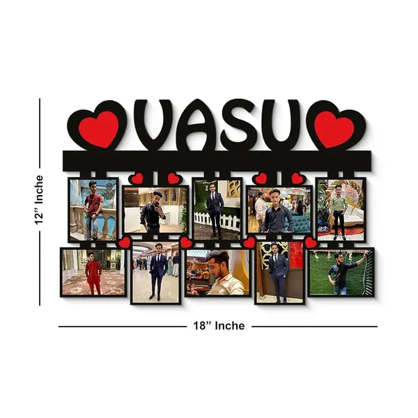 Black_10_Photos_Customized_Frame_With_Name_Gift_|_Personalized_Photo_Frames_Collage_|_Wooden_Personalized_Gift_|_Customized_Frames_For_Wall_Decor_|_(Size_12X18_In/Wooden)