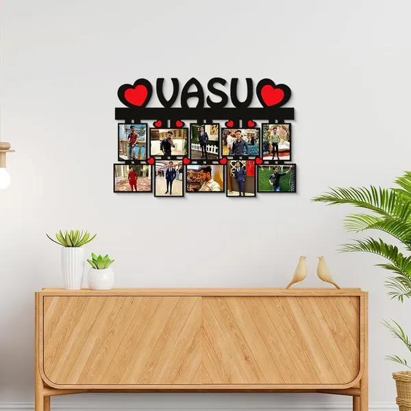 Black_10_Photos_Customized_Frame_With_Name_Gift_|_Personalized_Photo_Frames_Collage_|_Wooden_Personalized_Gift_|_Customized_Frames_For_Wall_Decor_|_(Size_12X18_In/Wooden)