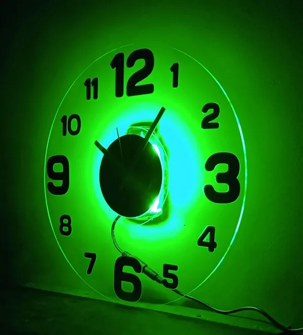 Green_Acrylic_Modern_Neon_Wall_Clock_With_Neon_Led_Backlight_(12_Inches)_With_Gold_Number-_Neon_Light_New_Wall_Clock