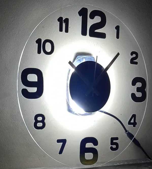 White_Acrylic_Modern_Neon_Wall_Clock_With_Neon_Led_Backlight_(12_Inches)_With_Gold_Number-_Neon_Light_New_Wall_Clock