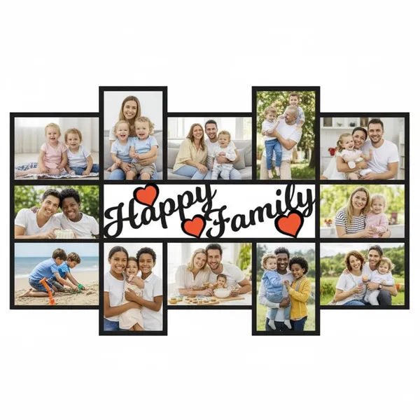 Multicolour_Family_Customizable_Collage_Photo_Frame_|_Best_Gift_For_Family,_Friends,_Birthday,_Anniversary,_Mom_And_Dad_|_Personalize_It_With_12_Photos_And_Text