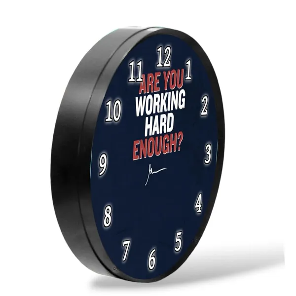 Multicolour_Decorative_Wall_Clock_26_X_26_X_6_Cm_-_Black_Round_Design_With_Motivational_Quote_'I_Am_Ok_Because_Allah_Is_Always_With_Me'_-_Stylish_Home_&_Office_Decor