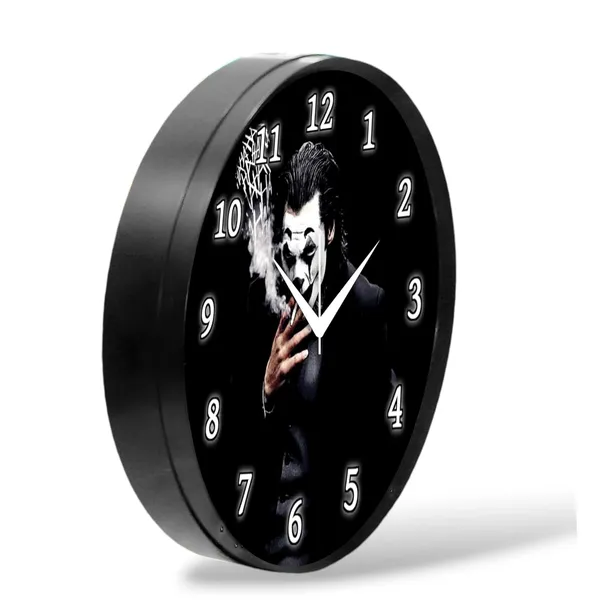 Multicolour_Joker_Theme_Wall_Clock_|_Round_Analog_Decorative_Clock_With_Abs_Plastic_Frame_&_Glass_Front_|_Stylish_Wall_Decor_For_Bedroom,_Living_Room,_Office_&_Study_Room_(26_X_26_X_6_Cm)