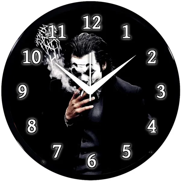 Multicolour_Joker_Theme_Wall_Clock_|_Round_Analog_Decorative_Clock_With_Abs_Plastic_Frame_&_Glass_Front_|_Stylish_Wall_Decor_For_Bedroom,_Living_Room,_Office_&_Study_Room_(26_X_26_X_6_Cm)