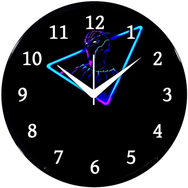 Multicolour_Black_Panther_Theme_Wall_Clock_For_Home_&_Office_|_Stylish_Decorative_Analog_Clock_(26_X_26_X_6_Cm)