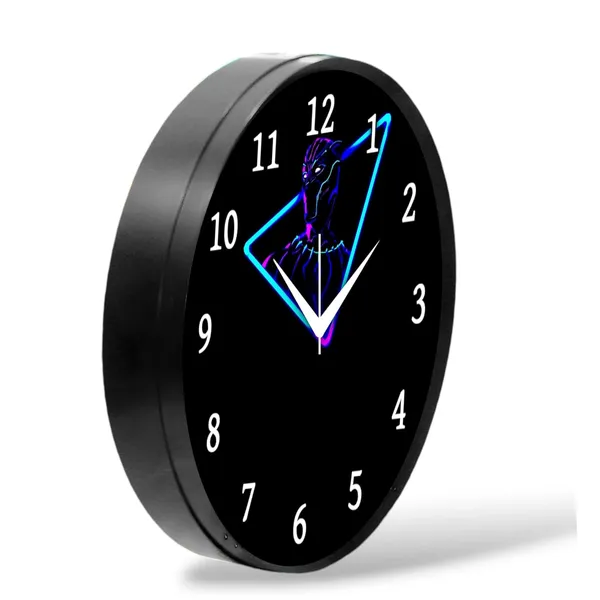 Multicolour_Black_Panther_Theme_Wall_Clock_For_Home_&_Office_|_Stylish_Decorative_Analog_Clock_(26_X_26_X_6_Cm)