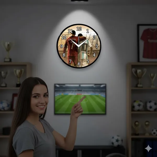 Multicolour_Football_Theme_Wall_Clock_Iconic_Soccer_Legends_Design_Round_Analog_Clock_For_Bedroom,_Living_Room_&_Sports_Lovers_Decor_(26_X_26_X_6_Cm)
