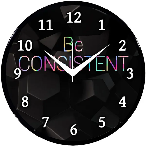 Multicolour_Plastic_Wall_Clock_With_Glass_In_Front_28_X_28_Cm