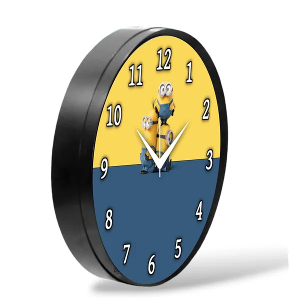 Multicolour_Cute_Minions_Cartoon_Wall_Clock_Round_Analog_Decorative_Clock_For_Kids_Room,_Bedroom_&_Home_Decor_(26_X_26_X_6_Cm)