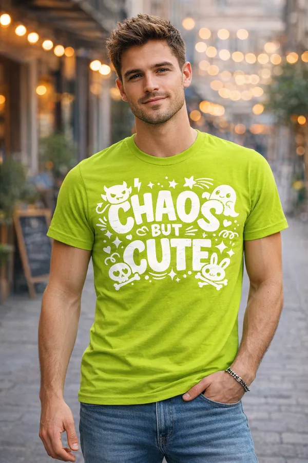 Babawill_Chaos_But_Cute_T-Shirt_–_Trendy_Funny_Graphic_Tee