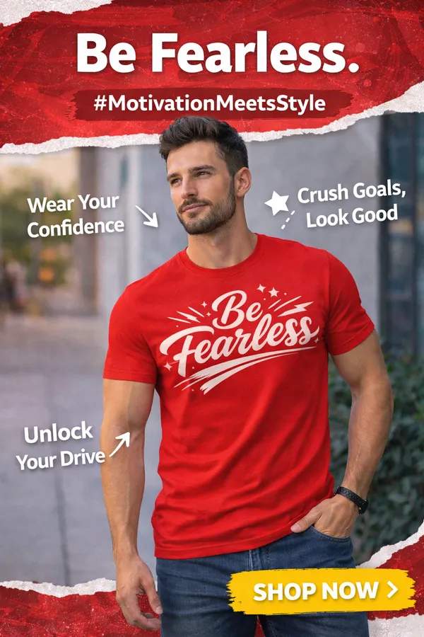 Be_Fearless_Bold_Quote_Printed_Casual_T-Shirt