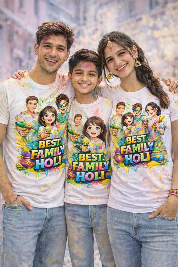 Best_Family_Holi_Unisex_Printed_T-Shirt_–_Festival_Special