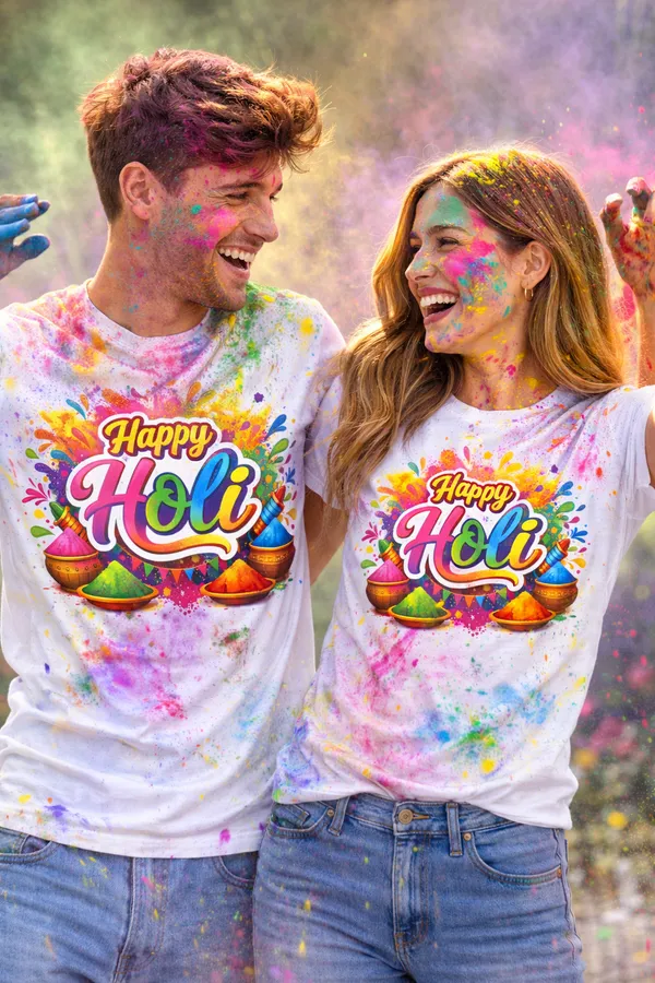 Babawill_Happy_Holi_Unisex_T-Shirt_�_Color_Splash_Festival_Design