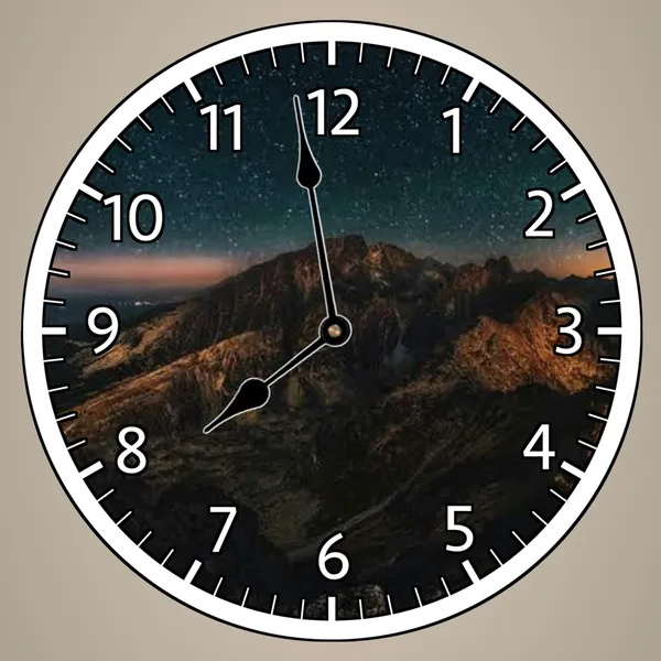 Multicolour_Night_Heal_Night_Vision_Round_Mdf_Wooden_Wall_Clock_Without_Glass_(28_Cm_X_28_Cm_X_1.5_Cm)