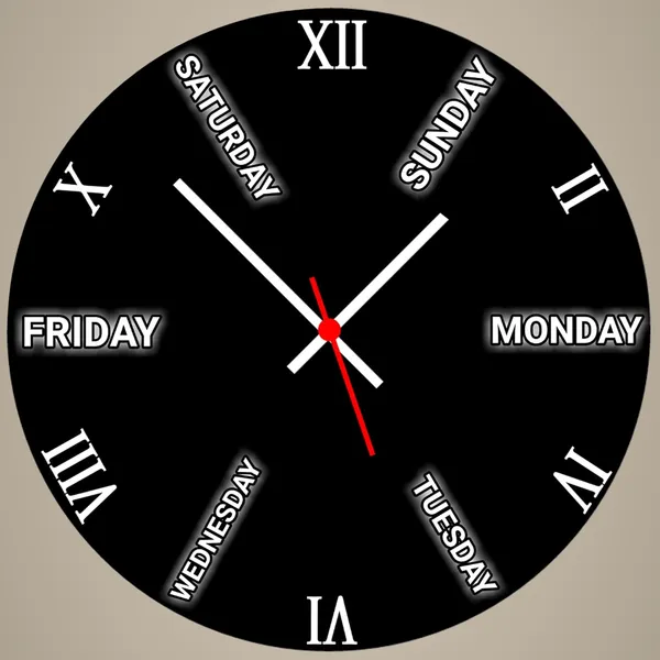 Multicolour_Weekday_Names_Round_Mdf_Wooden_Wall_Clock_Without_Glass_(28_Cm_X_28_Cm_X_1.5_Cm)