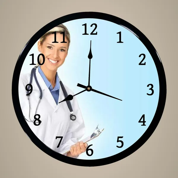 Multicolour_Doctor_Abs_Plastic_Wall_Clock_With_Glass_In_Front_28_X_28_X_6_Cm