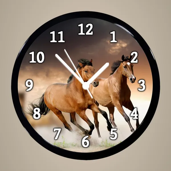 Multicolour_Hourse_Run_Ji_Abs_Plastic_Wall_Clock_With_Glass_In_Front_28_X_28_X_6_Cm