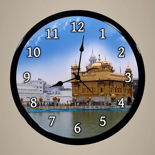 Multicolour_Swaran_Mandir_Ji_Abs_Plastic_Wall_Clock_Diwali_Gifts_With_Glass_In_Front_28_X_28_X_6_Cm