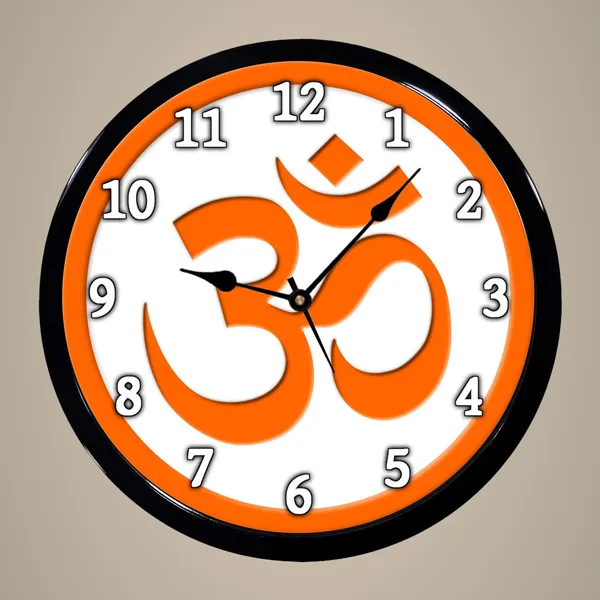 Multicolour_Om_Abs_Plastic_Wall_Clock_Diwali_Gifts_With_Glass_In_Front_28_X_28_X_6_Cm