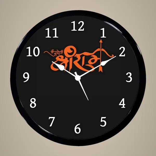 Multicolour_Shree_Ram_Design_Plastic_Wall_Clock_Diwali_Gifts_With_Glass_In_Front_28_X_28_X_6_Cm