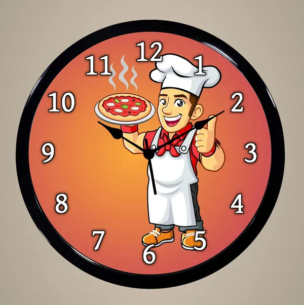 Multicolour_Chef_New_Abs_Plastic_Wall_Clock_With_Glass_In_Front_28_X_28_X_6_Cm