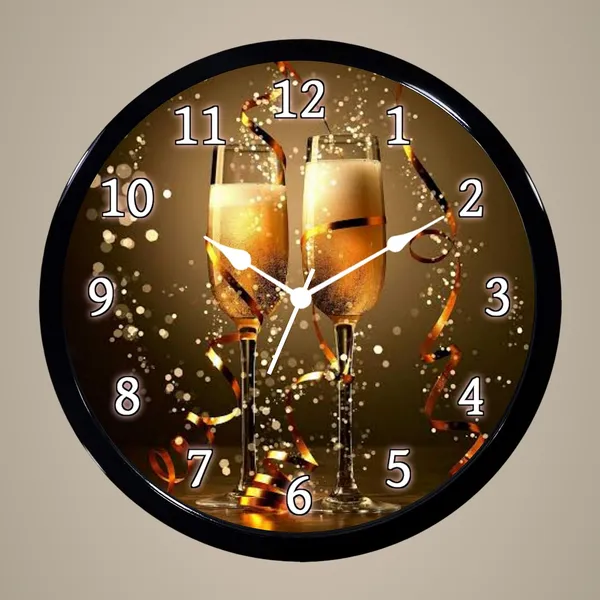 Multicolour_Product_Summary:_Bar(Glass)_Abs_Plastic_Wall_Clock_With_Glass_In_Front...